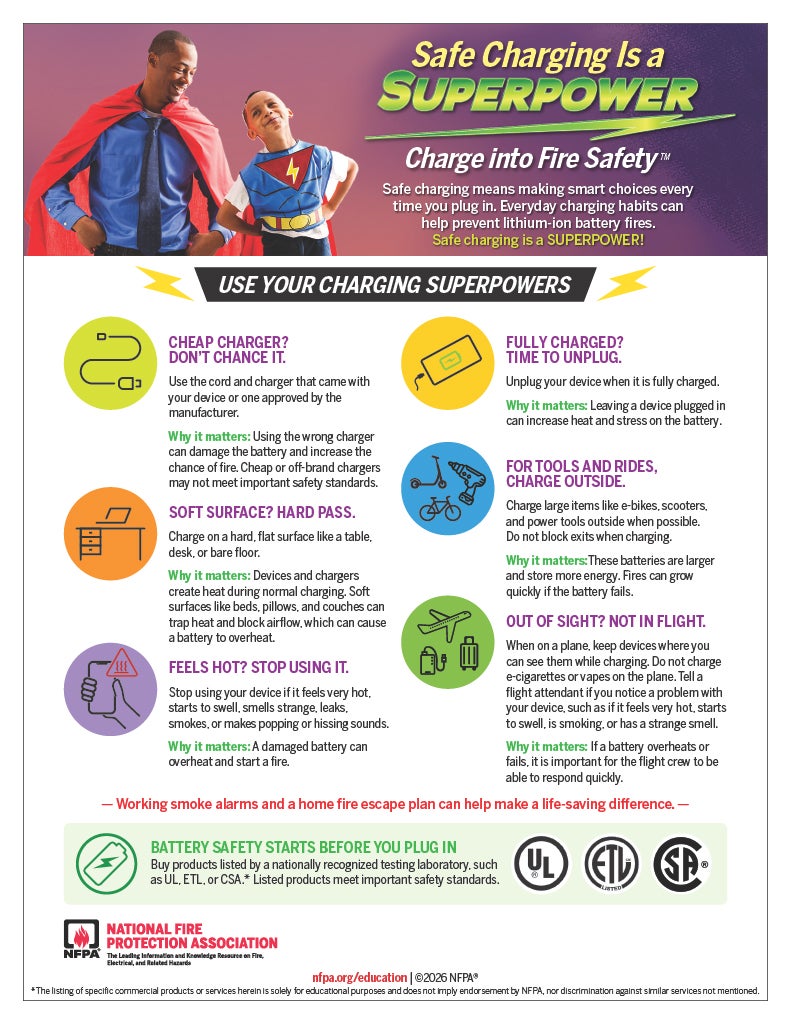 Battery Charging Safety Tips